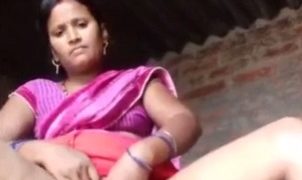 Rural Auntie Flaunting Her Pussy