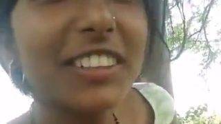 Rough Outdoor Fucking With A Village Slut’s Tits