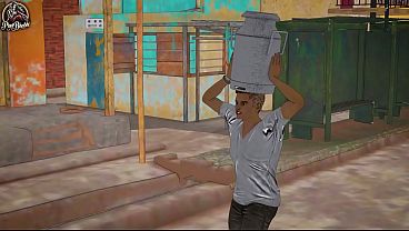 Double-dipped Desi Babe: A Threesome With The Milkman And The Landlord