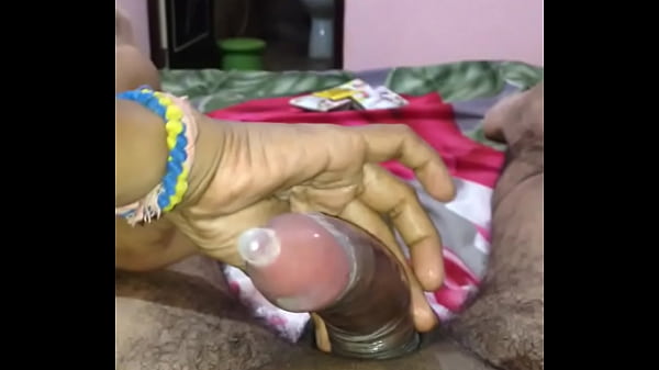 Desi Slut Sliding On A Rubber