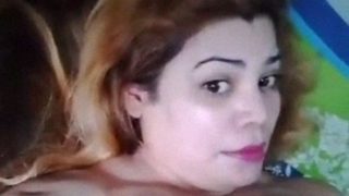 Desi Auntie Flaunts Her Huge Tits In A Full Nude Show