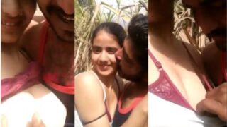 Guy Taps His Slutty Punjabi Gf Raw On A Desi Farm, Wild Sex Clip