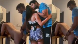 Horny Dude Pounds His Hot Girlfriend’s Tight Hole In A Leaked Indian Sex Video
