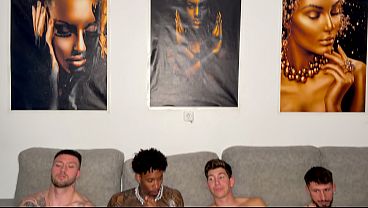 Interracial Gangbang: Dvp With A Horny Indian Slut Begging For More