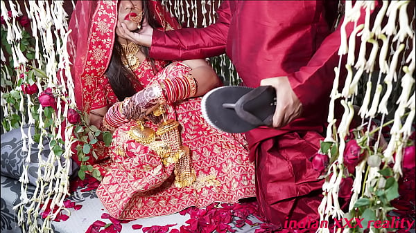 Busty Indian Bride And Groom Get Wild On Their Honeymoon Night, Hot Hindi Xxx Action