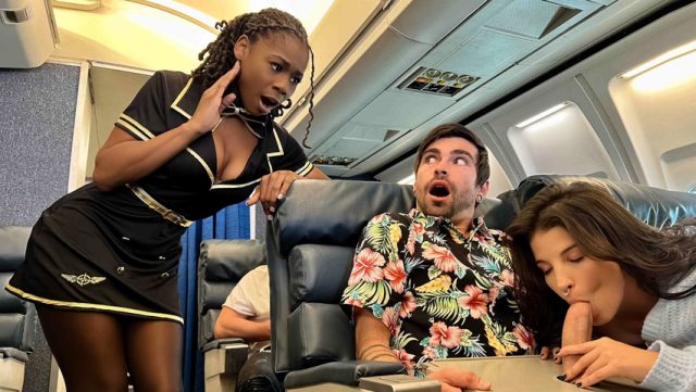 Brazzers – Jet Set Jizzers: These Horny Sluts Can’t Keep Their Legs Closed On The Private Jet, Getting Pounded Mid-flight While The Engines Roar.
