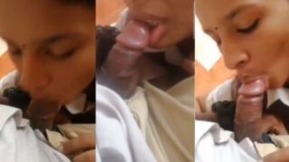 Desi Gf Swallows Her Bf’s Dick Raw At His Place