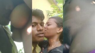 South Indian Couple Caught Fucking In The Bushes, Leaked Mms