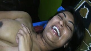 Delhi Whore Swallows Indian Load Over And Over.