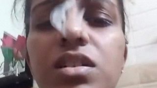 Lankan Tamil Chick Flashing Her Tits And Cunt.
