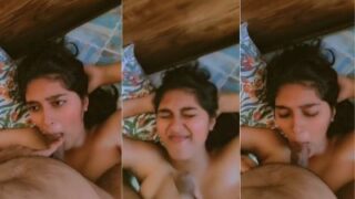 Lover Pounds His Gf’s Mouth And Blasts His Load All Over Her Face, Hindi Boyfriend Style.